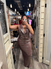 From Fall Halter Dress