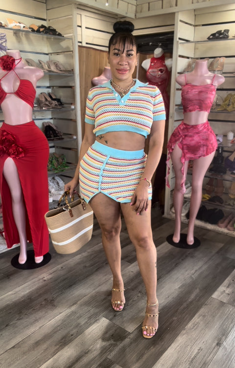 Rainbow Knit Set