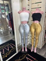 Metallic Pants