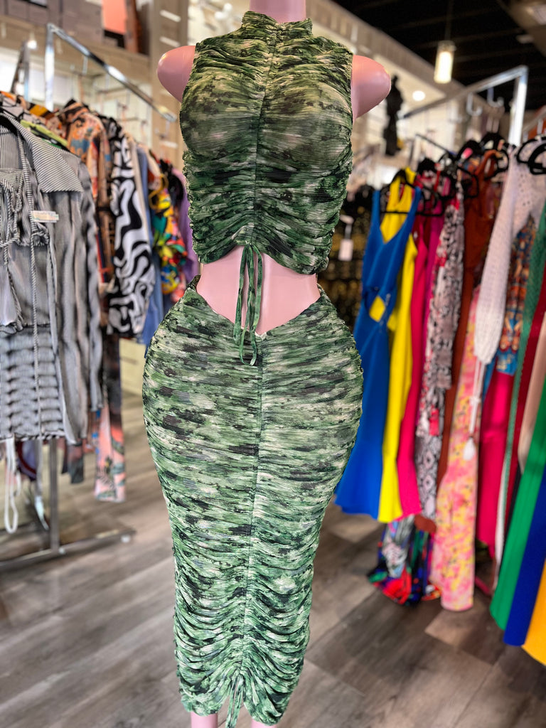 Your Green! Skirt set