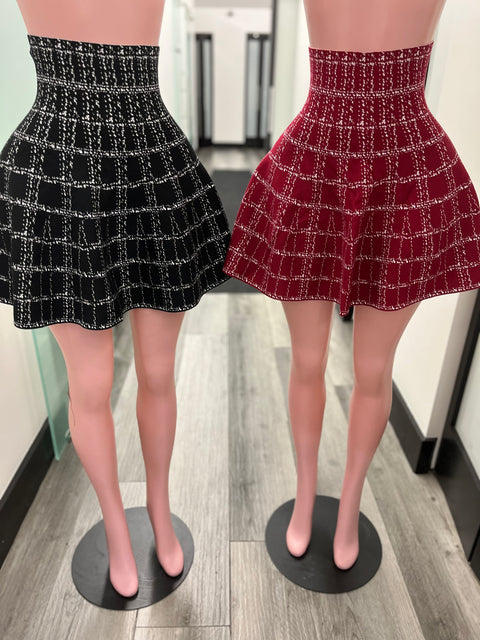 High Waist Festive Skirt