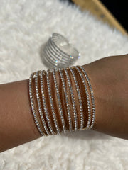 Multi Layer Diamond Bracelet