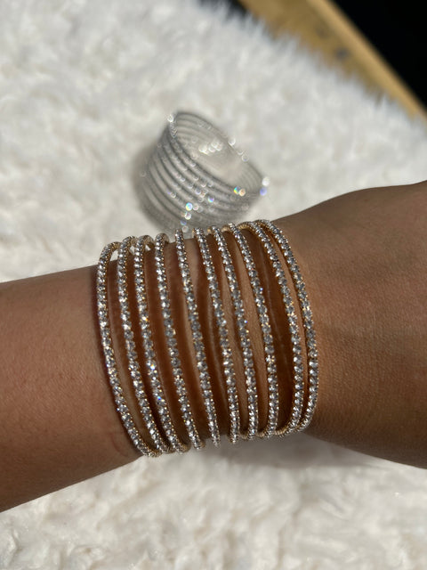 Multi Layer Diamond Bracelet