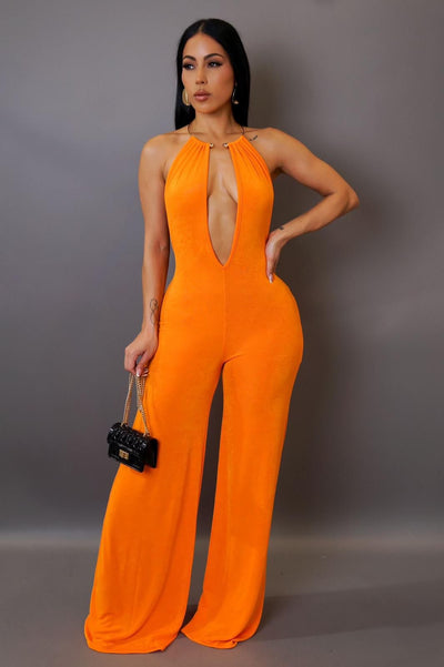 Sexy Open Jumpsuit
