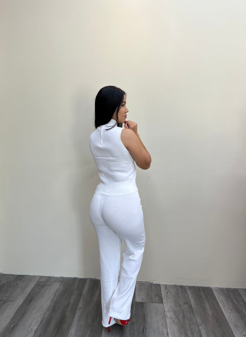 White Gold Pant Set