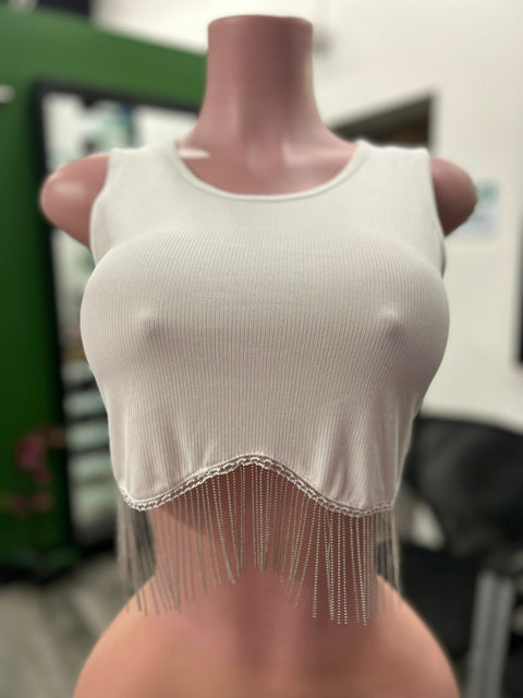 Rhinestone Sexy Top