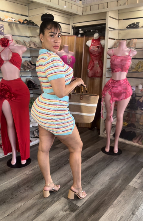 Rainbow Knit Set