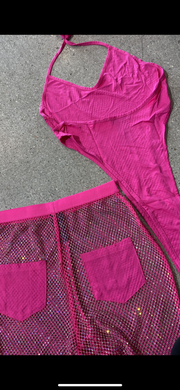Pinky Bathing Suit Set