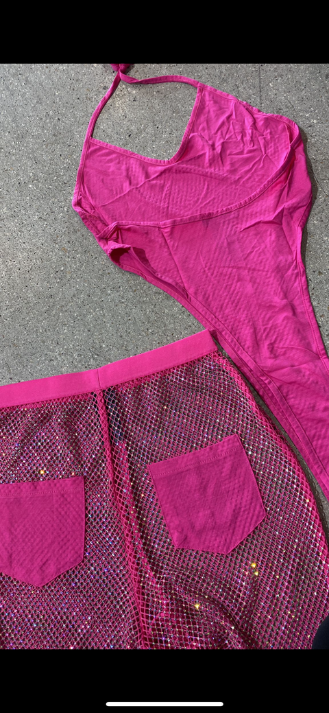 Pinky Bathing Suit Set