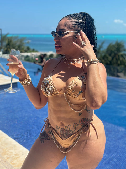 Embellished Handmade Bikini