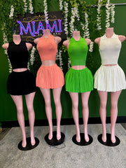 Tennis Skirt Set