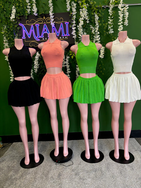 Tennis Skirt Set