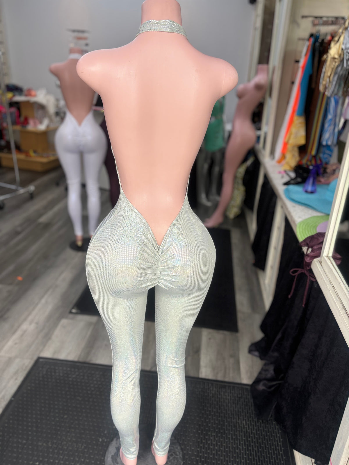 Platinum Deep U Jumpsuit