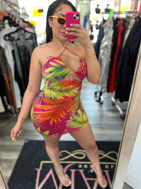 Pink Jungle Dress