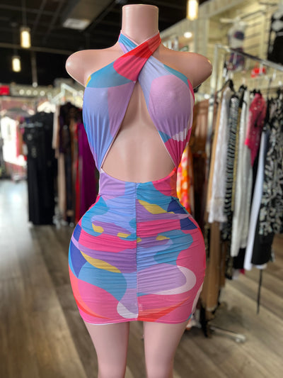 Multi Color Summer Dress