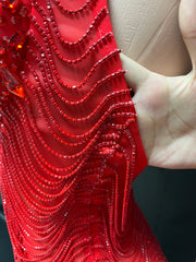 Lady In Red Dress
