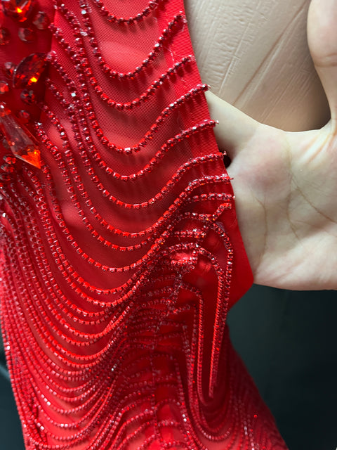 Lady In Red Dress
