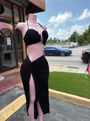 Diosa Side Open Skirt Set