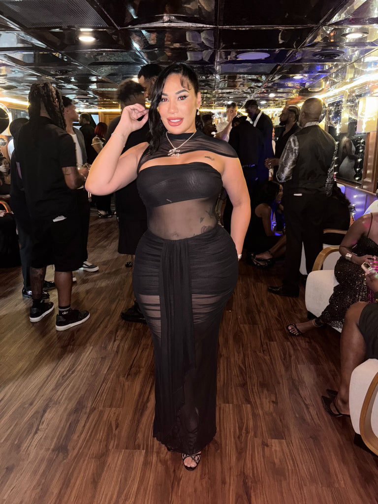 Mesh Body With Skirt
