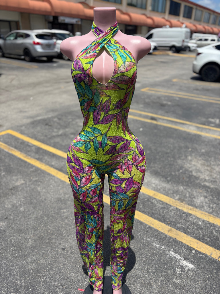 Green Cute Jumpsuit
