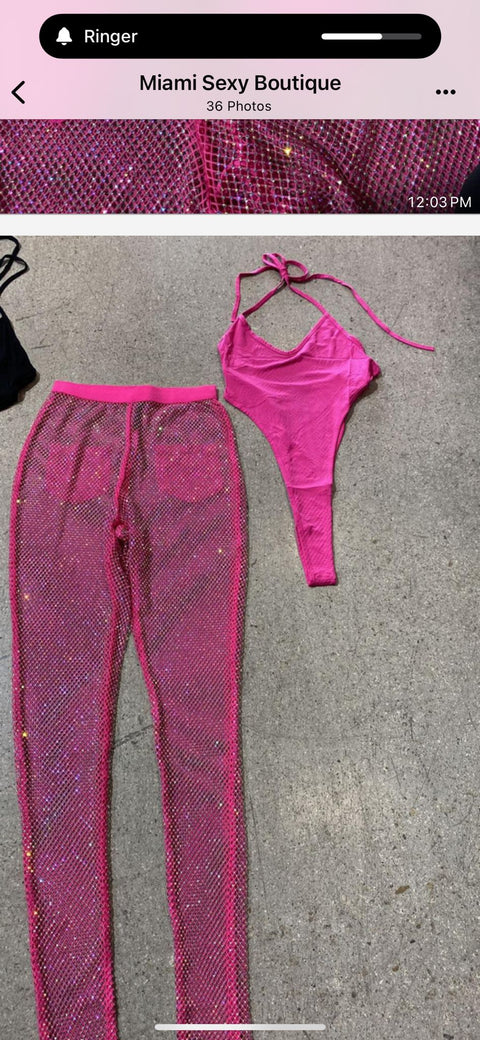 Pinky Bathing Suit Set