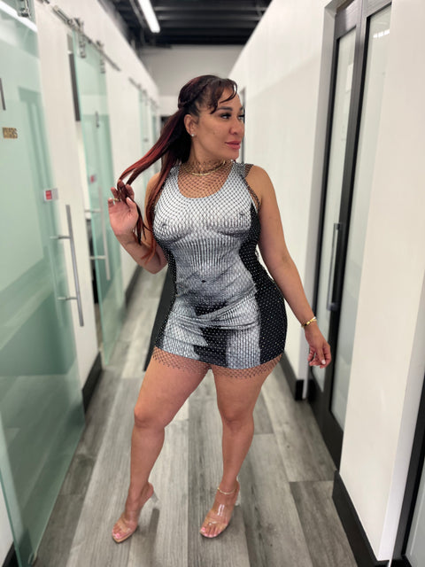 Shine Body Mini Dress