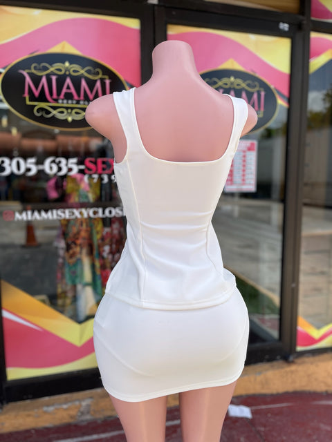 Elegant Mini Skirt Set