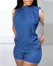 Jean Short Set
