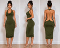 Back Chain Dress Oliva