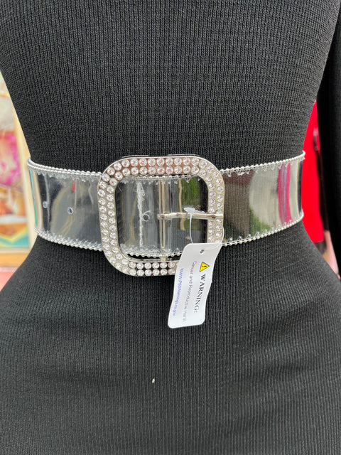 Transparent Diamond Belt