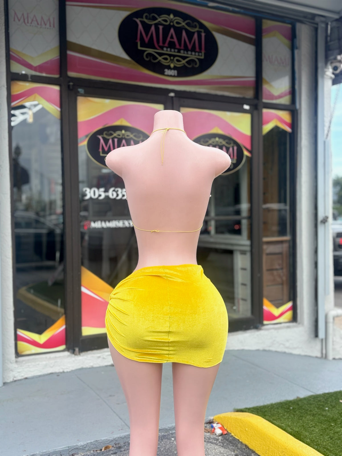 Yellow Handmade Shell Bikini