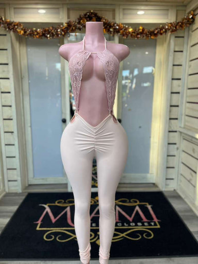 Pink De La Crème Jumpsuit
