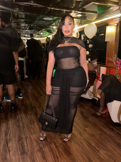 Mesh Body With Skirt