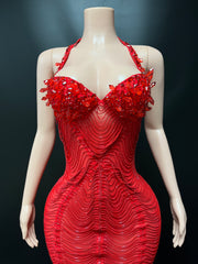 Lady In Red Dress
