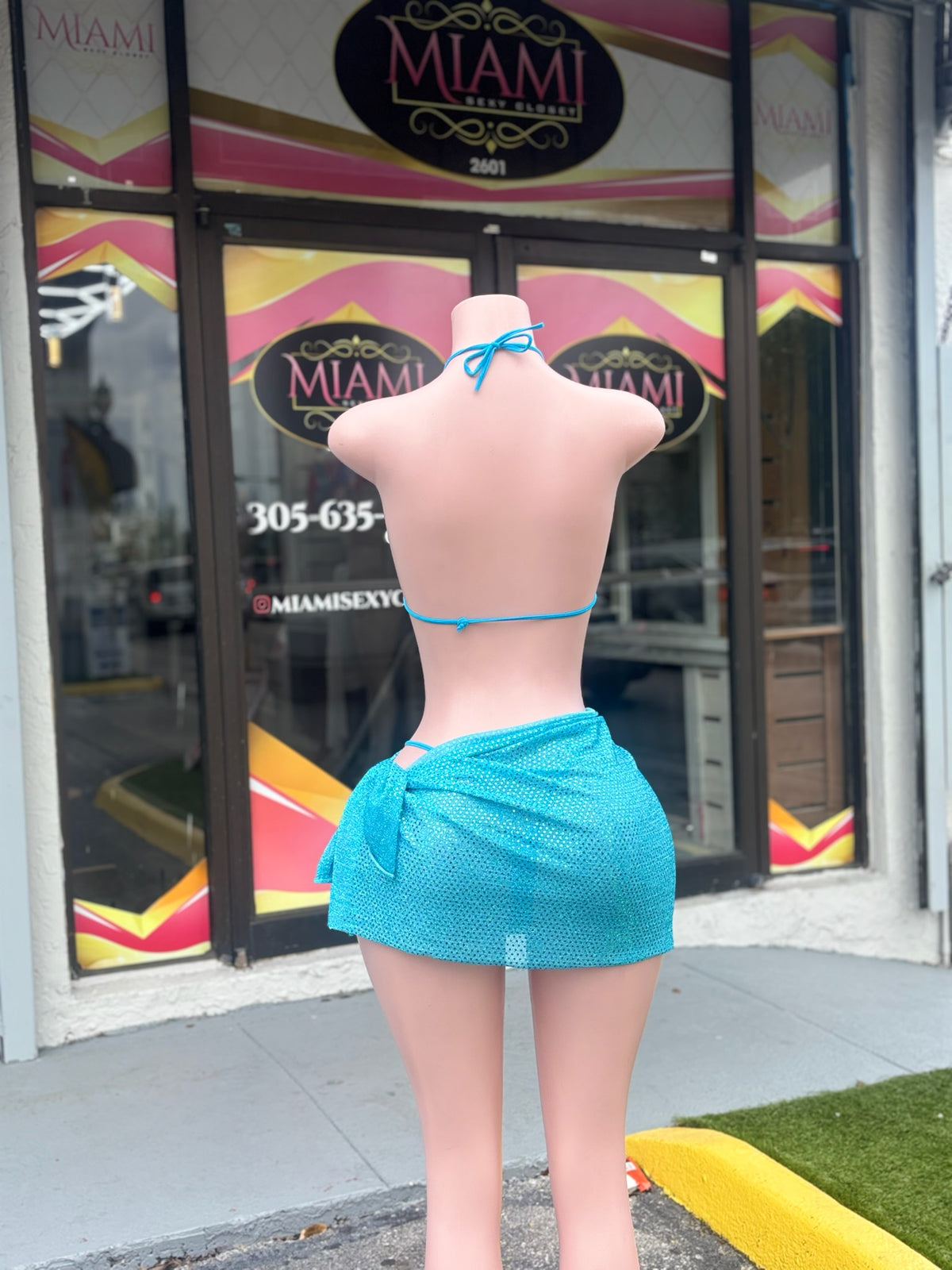 BabyBlue Handmade Shell Bikini