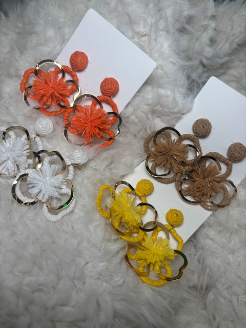 Soft Flower Earring