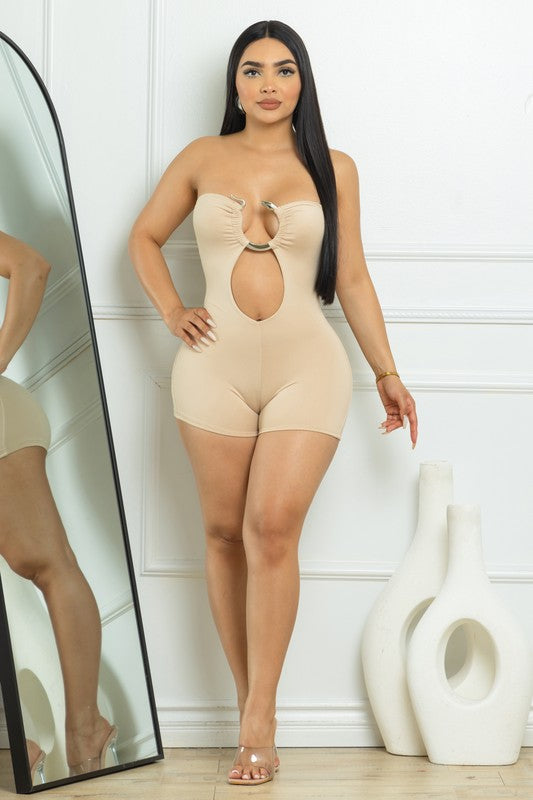 Nude Romper