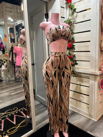 Snake Pant Set