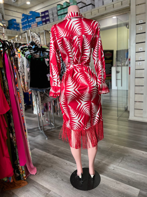 Red Leaf Beauty Dress