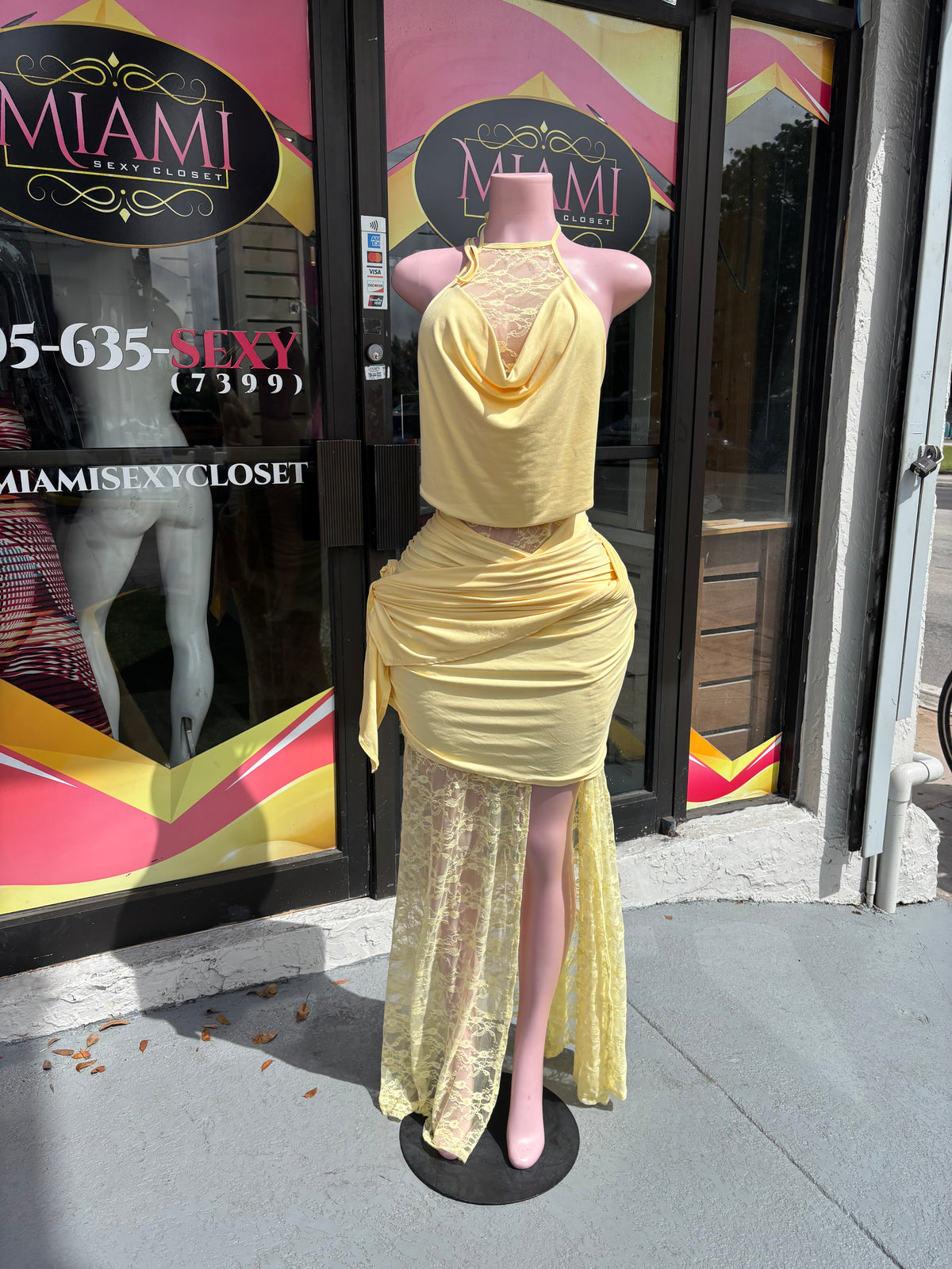 Sunflower Mesh Dress