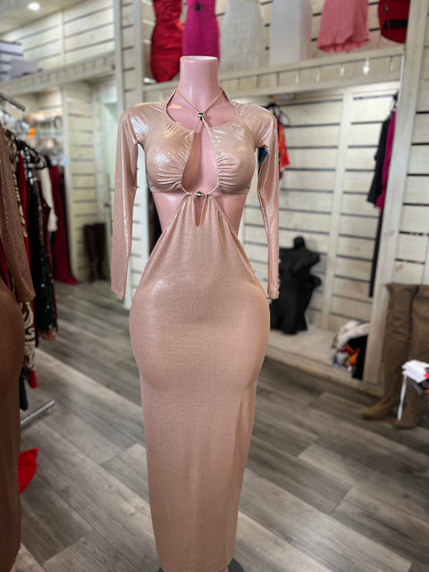Metallic Goddess Dress