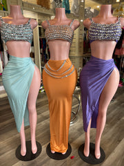 Bedazzle Skirt Set