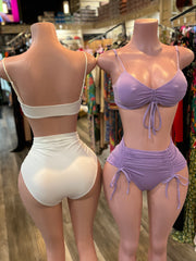 Solid Strappy Sexy Bikini
