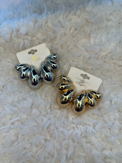 Tear Drop Stud Earring
