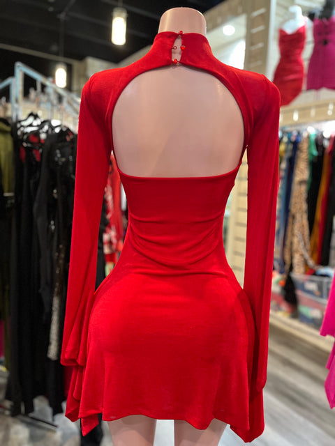 Sexy AF Long Sleeve Dress