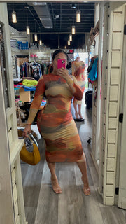 Marble Paint Dress