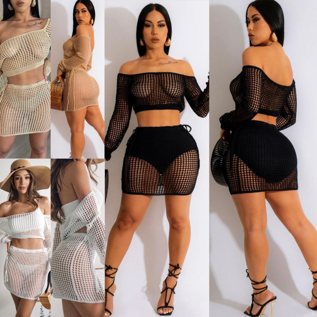 Crochet Skirt Set