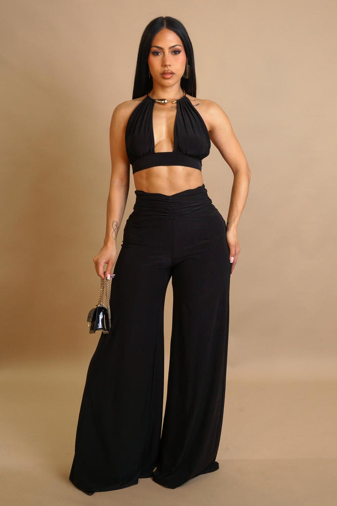 Black Sexy Pant Set