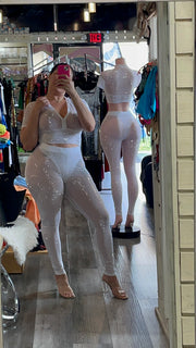 Look At Me Shine Pant Set