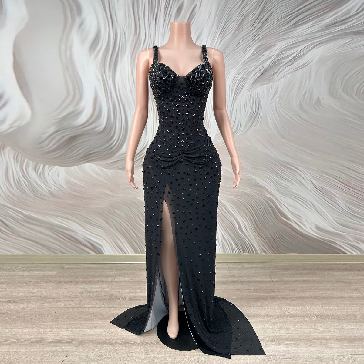 Black Out Mermaid Dress